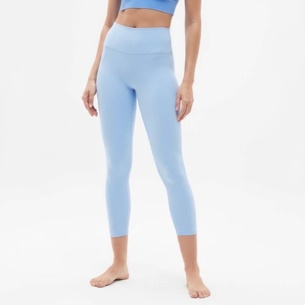 Athleta Transcend 7/8 High-Rise Tight 25” Heron Blue Size S